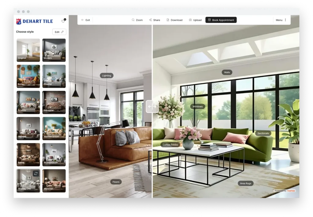 Inspire Living Room 1 | Dehart Tile