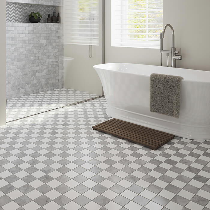 blog 540 febvelblog1checkeredstonetile | Dehart Tile